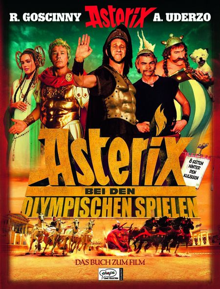 Das offizielle Buch zum Film: Asterix bei den Olympischen Spielen - Das Cover