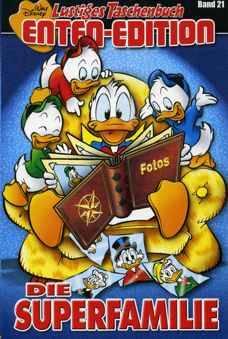 Lustiges Taschenbuch Enten-Edition 21: Die Superfamilie - Das Cover