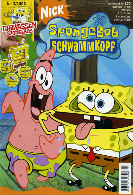SpongeBob - Schwammkopf 3/2008 - Das Cover