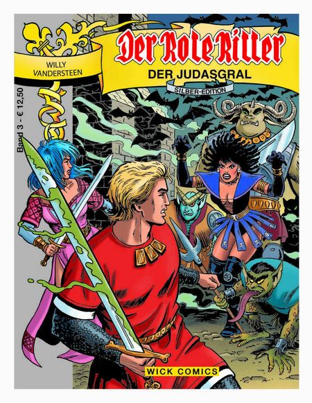 Der Rote Ritter Silber Edition 3: Der Judasgral - Das Cover