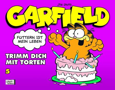 Garfield Geschenkbuch 5: Trimm dich mit Torten - Das Cover