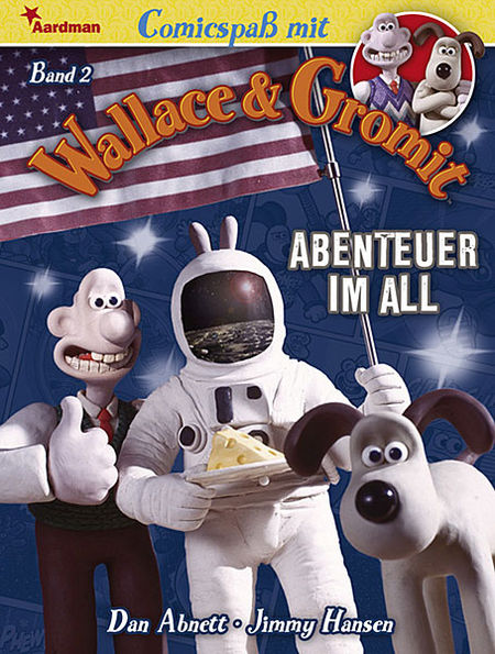 Comicspaß mit Wallace & Gromit 2: Abenteuer im All - Das Cover