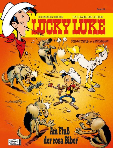 Lucky Luke 82: Am Fluss der rosa Biber - Das Cover