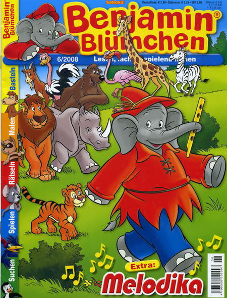 Benjamin Blümchen 6/2008 - Das Cover