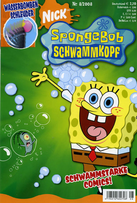 SpongeBob - Schwammkopf 8/2008 - Das Cover