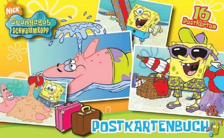 Spongebob Postkartenbuch - Das Cover