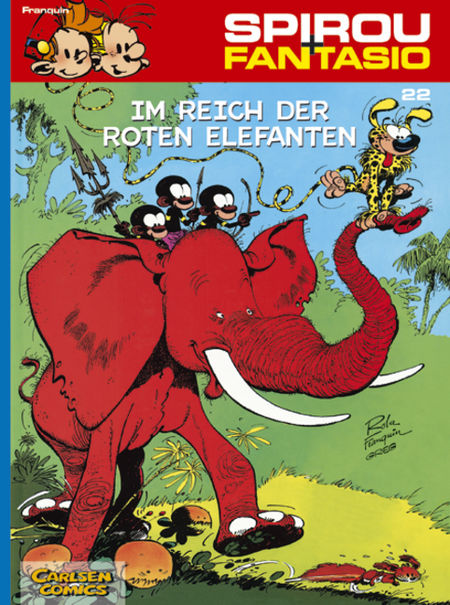 Spirou & Fantasio 22: Im Reich der roten Elefanten - Das Cover