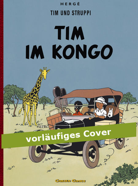 Tim & Struppi Farbfaksimile 1: Tim im Kongo - Das Cover