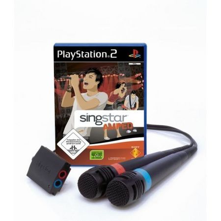 SingStar Amped + Mikrofon  [PS2] - Der Packshot