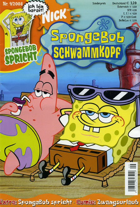 SpongeBob - Schwammkopf 9/2008 - Das Cover