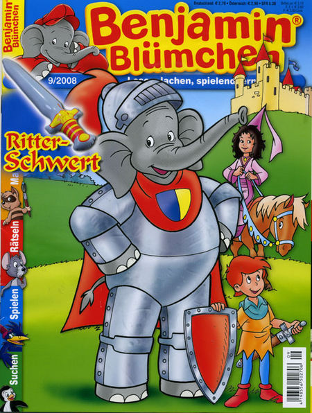 Benjamin Blümchen 9/2008 - Das Cover