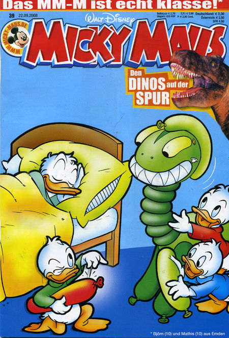 Micky Maus 39/2008 - Das Cover