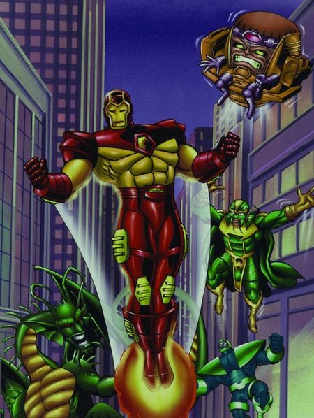 Iron Man 1 (Zeichentrick) - Das Cover