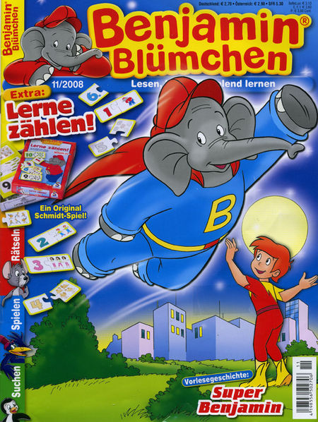 Benjamin Blümchen 11/2008 - Das Cover