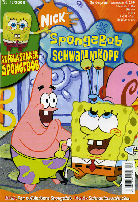 SpongeBob - Schwammkopf 12/2008 - Das Cover