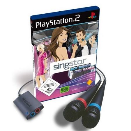 SingStar BoyBands vs GirlBands inkl. Mikrofone [PS2] - Der Packshot