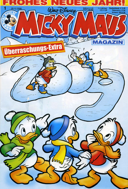 Micky Maus 1/2009 - Das Cover