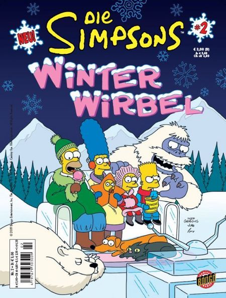 Simpsons Winter Wirbel 2 - Das Cover