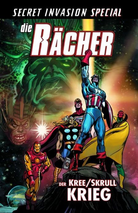 Marvel Paperback 9: Die Rächer: Der Kree/Skrull-Krieg - Das Cover