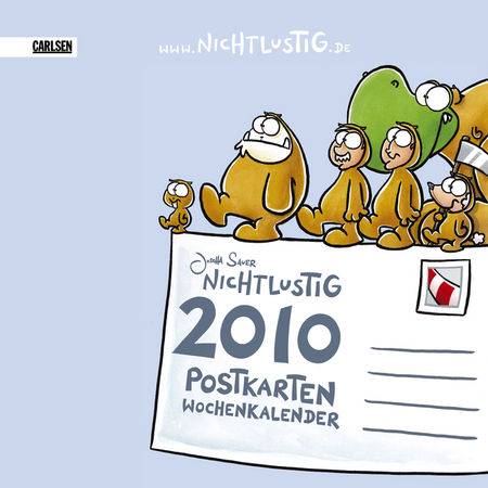 Nichtlustig: Nichtlustig Postkartenkalender 2010 - Das Cover