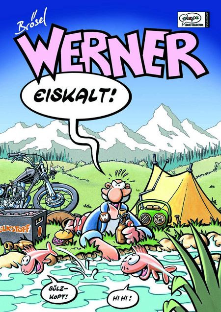 Werner Sammelbänder 4: Werner eiskalt! - Das Cover