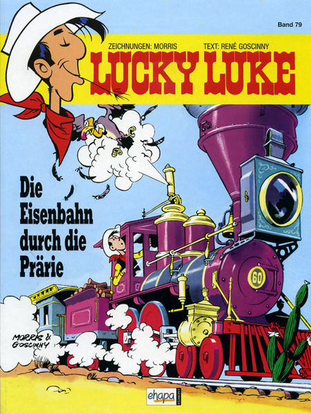 Lucky Luke 79: Die Eisenbahn durch die Prärie - Das Cover