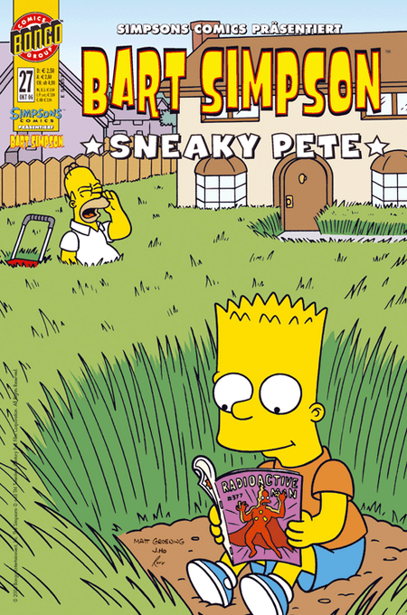 Bart Simpson Comic 27 - Das Cover