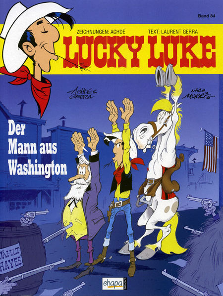 Lucky Luke 84: Der Mann aus Washington SC - Das Cover