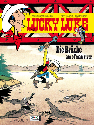 Lucky Luke 68: Die Brücke am Ol'Man River - Das Cover