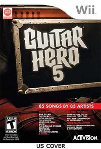 Hier klicken, um das Cover von Guitar Hero 5 [Wii] zu vergrößern