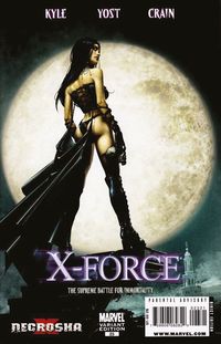 Hier klicken, um das Cover von X-Men Sonderband: X-Force 7 - Necrosha 2 (von 2) Variant zu vergrößern
