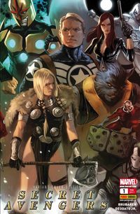 Hier klicken, um das Cover von Secret Avengers 1 Variant zu vergrößern