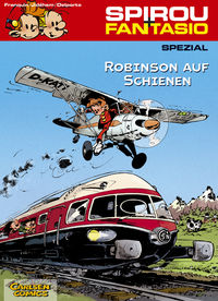 Hier klicken, um das Cover von Spirou & Fantasio Spezial 12: Robinson auf Schienen zu vergrößern