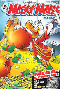 Hier klicken, um das Cover von Micky Maus 08/2011 zu vergrößern