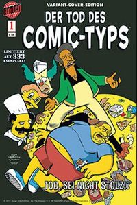 Hier klicken, um das Cover von Simpsons prae~sentiert: Der Tod des Comic-Typen 1 Variant C zu vergrößern