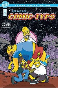 Hier klicken, um das Cover von Simpsons prae~sentiert: Der Tod des Comic-Typen 1 Variant D zu vergrößern