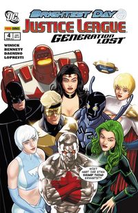 Hier klicken, um das Cover von Justice League: Generation Lost 4 zu vergrößern