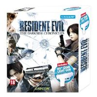 Hier klicken, um das Cover von Resident Evil: The Darkside Chronicles (inkl. Lightgun) [Wii] zu vergrößern