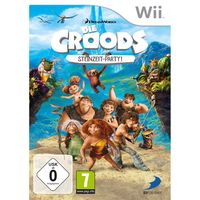 Hier klicken, um das Cover von Die Croods: Steinzeit Party! [Wii] zu vergrößern