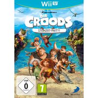 Hier klicken, um das Cover von Die Croods: Steinzeit Party! [Wii U] zu vergrößern