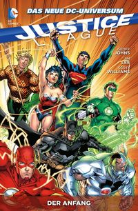 Hier klicken, um das Cover von Justice League Paperback 1: Der Anfang SC zu vergrößern