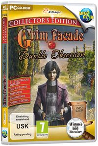 Hier klicken, um das Cover von Grim Facade: Dunkle Obsession - Collector's Edition [PC] zu vergrößern