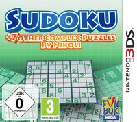 Hier klicken, um das Cover von Sudoku + 7 other Complex Puzzley by Nikoli (3DS) zu vergrößern