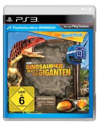 Hier klicken, um das Cover von Wonderbook: Dinosaurier - Im Reich der Giganten (Wonderbook) (PS3) zu vergrößern