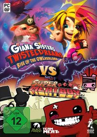 Hier klicken, um das Cover von Clash of Games: Giana Sisters vs. Super Meat Boy zu vergrößern