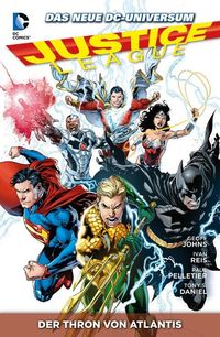 Hier klicken, um das Cover von Justice League Paperback 3: Der Thron von Atlantis zu vergrößern