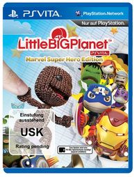 Hier klicken, um das Cover von Little Big Planet - Marvel Super Hero Edition (PS Vita) zu vergrößern