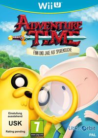 Hier klicken, um das Cover von Adventure Time - Finn und Jake auf Spurensuche (Wii U) zu vergrößern