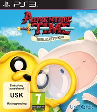 Hier klicken, um das Cover von Adventure Time - Finn und Jake auf Spurensuche (PS3) zu vergrößern