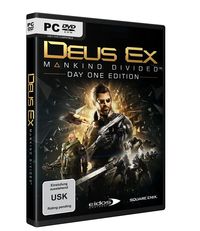 Hier klicken, um das Cover von DEUS EX: MANKIND DIVIDED (PC) zu vergrößern